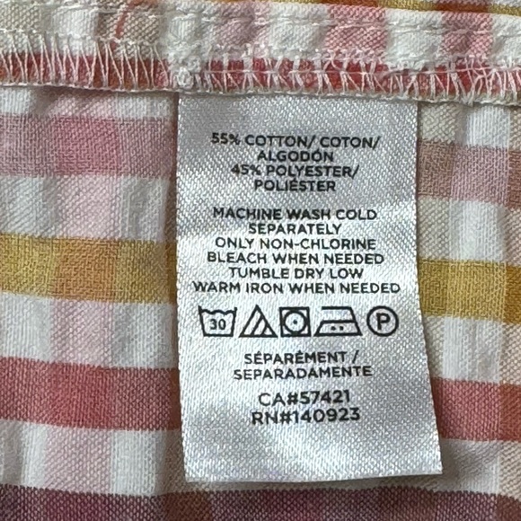 NWT Loft Outlet Multicolor Checked V-Neck Dress Sz XL - Picture 12 of 12